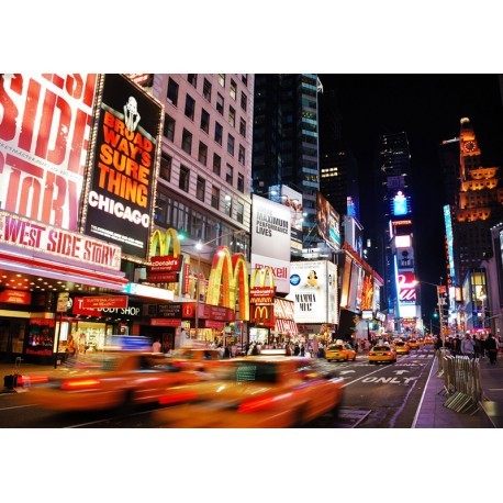 FOTOTAPET TIMES SQUARE - PEISAJ NOCTURN