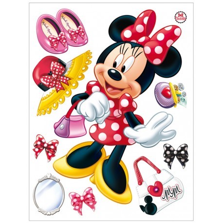 STICKERE PERETE MINNIE MOUSE