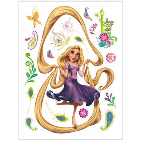STICKERE PERETE RAPUNZEL
