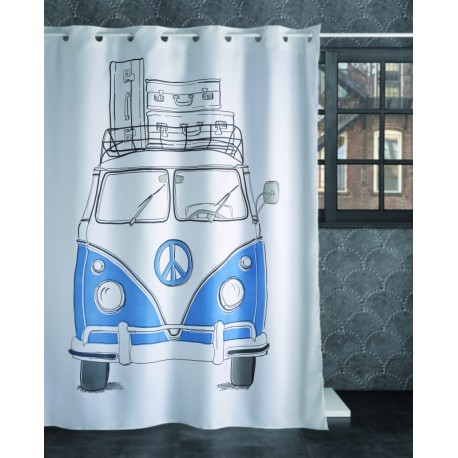 PERDEA DUS ALBA VW TRANSPORTER ALBASTRA