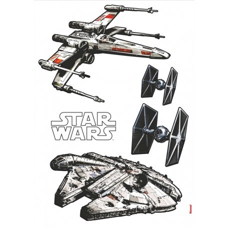 STICKERE STAR WARS NAVE SPATIALE