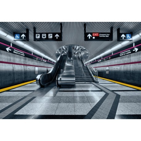 FOTOTAPET MODERN - STATIE DE METROU