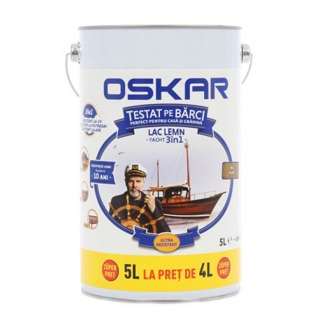 LAC PENTRU LEMN OSKAR YACHT 3IN1 NUC INCHIS 5L