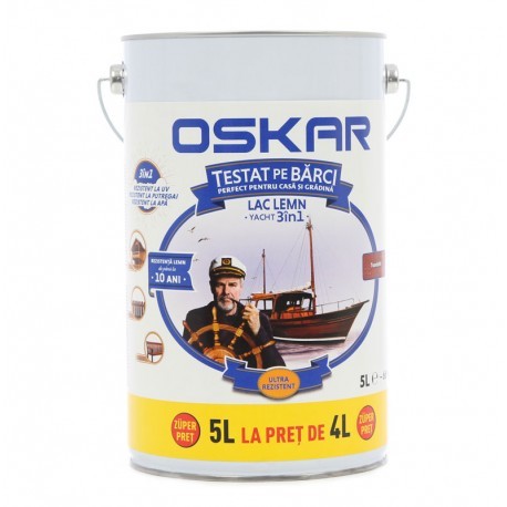 LAC PENTRU LEMN OSKAR YACHT 3IN1 TRANDAFIR 5L