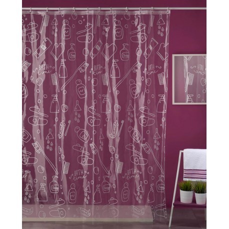 PERDEA DUS TRANSPARENTA DECORATIVA