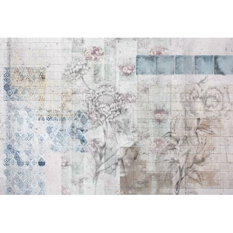 FOTOTAPET VINTAGE PATCHWORK