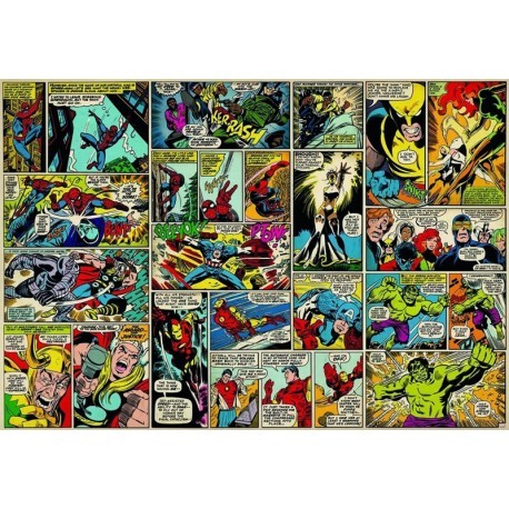 FOTOTAPET SUPER-EROI MARVEL COMIC BOOKS