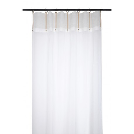PERDEA RUSTICA HANDCRAFT CU INELE