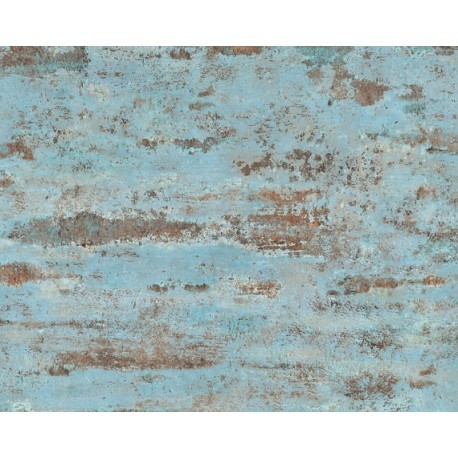 TAPET BETON VINTAGE BLEU
