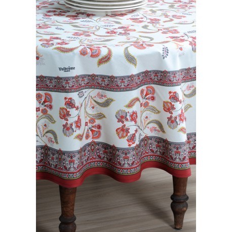 FATA DE MASA BASTIDE 160X250 CM ALB-ROSU