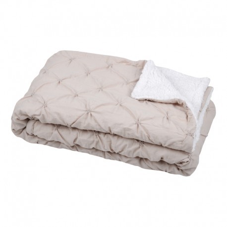 CUVERTURA MATLASATA BLUSH BEJ