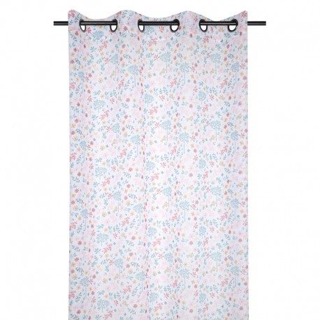 PERDEA COPII CU FLORICELE MULTICOLORE