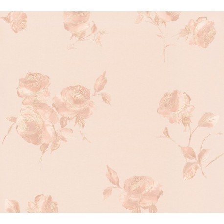 TAPET CU TRANDAFIRI SHABBY CHIC