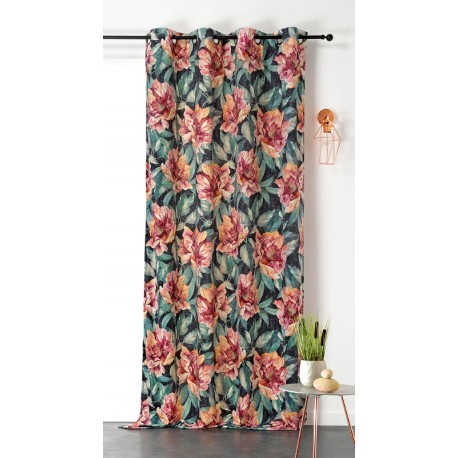 DRAPERIE CATIFEA CU FLORI SALVINIA