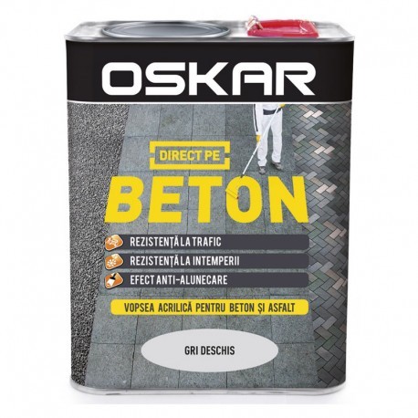 VOPSEA OSKAR DIRECT PE BETON GRI DESCHIS 2.5L