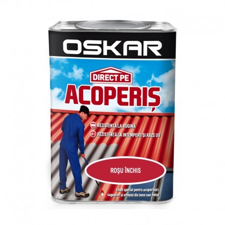 VOPSEA OSKAR DIRECT PE ACOPERIS - ROSU INCHIS 0.75L
