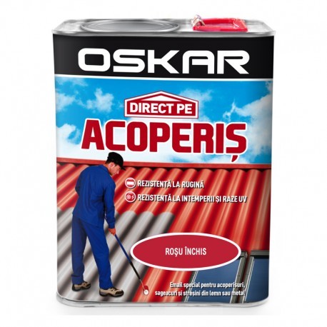 VOPSEA OSKAR DIRECT PE ACOPERIS - ROSU INCHIS 2.5L