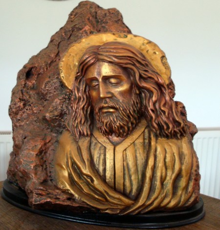 OBIECT DE ARTA - STATUIE UNICAT - ISUS
