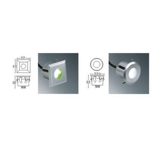 MONA 12V 5LED 0.5W ALB IP65, SET 3BUC.