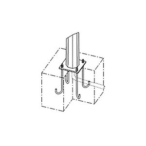 SET 4 BULOANE M20X600 PENTRU STALPI CU FLANSA