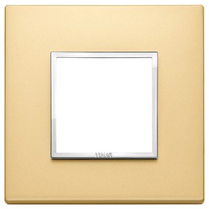 RAMA ORNAMENT 2 MODULE ALUMINIUM SATIN GOLD EIKON EVO