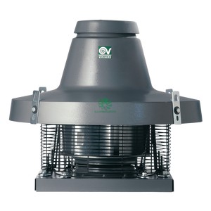 VENTILATOR INDUSTRIAL CENTRIFUGAL DE ACOPERIS VORTICE CU REFULARE ORIZONTALA PENTRU EXTRACTIE DE FUM