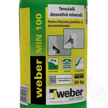 TENCUIALA DECORATIVA MINERALA WEBER MIN 100 WEBER MIN 100 - K 2