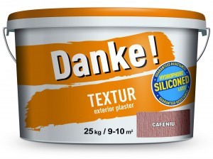 TENCUIALA DECORATIVA SILICONATA DANKE TEXTUR 12 CULORI ORANGE ACCENT 25KG