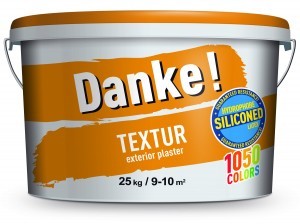 TENCUIALA CU LATEX SILICONAT DANKE TEXTUR SCOARTA DE COPAC 25KG