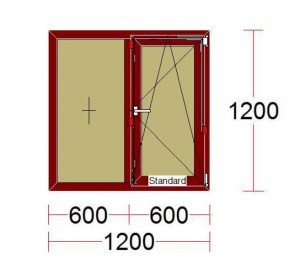 FEREASTRA TERMOPAN SISTEM S3000 5 CAMERE 1200X1200 COLOR