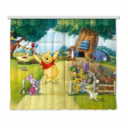 Constricted Influential county PERDELE COPII WINNIE THE POOH - Textile