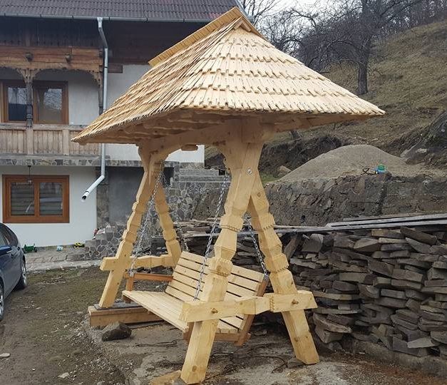 Balansoar de gradina din lemn masiv