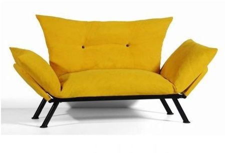 Canapea extensibila culoare galben