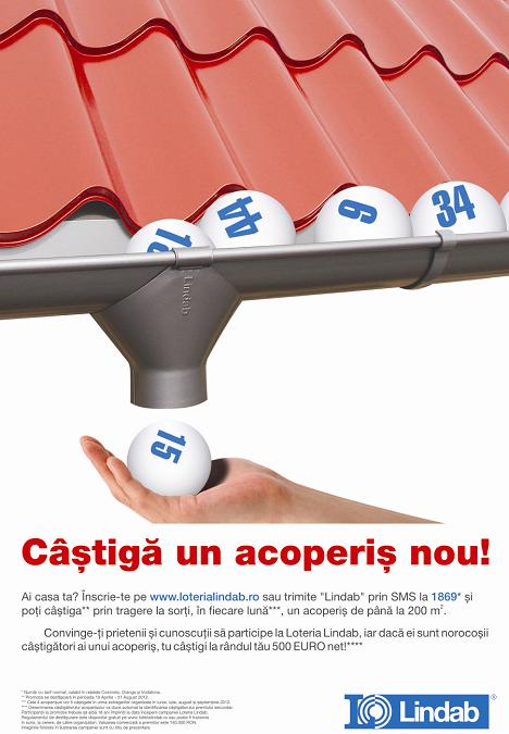 Castiga un acoperis nou cu Loteria Lindab!