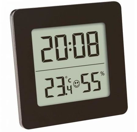 Termometru si higrometru digital cu ceas si alarma