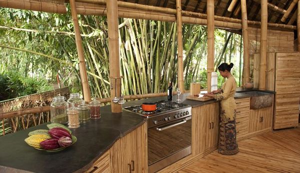 Casa bambus - bucatarie