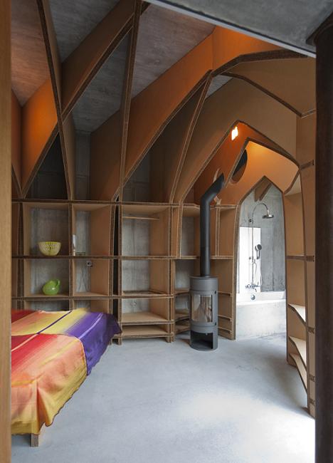 Dormitor vila din Alpi