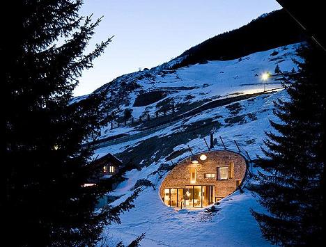 Vila din Alpi - fatada
