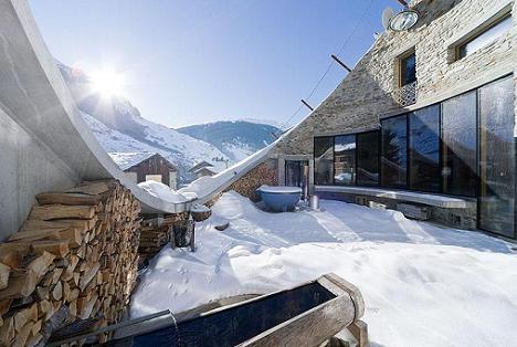 Vila din Alpi - fatada