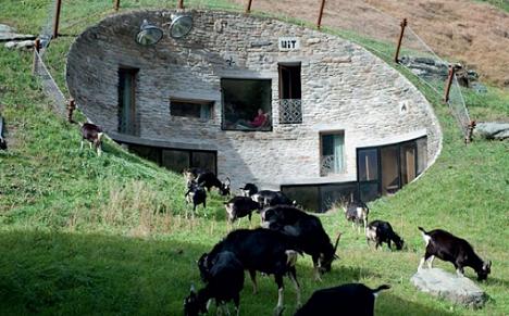 Vila din Alpi - fatada