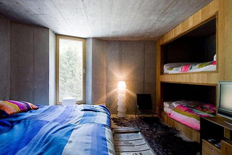 Dormitor vila din Alpi