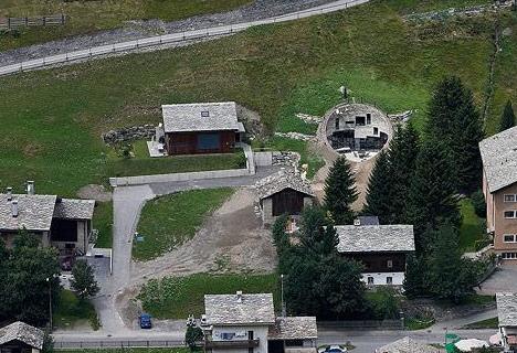 Vila din Alpi - fatada