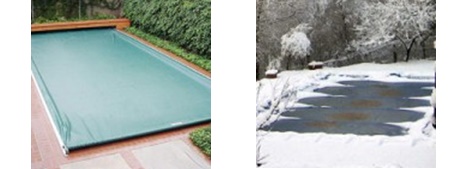 Prelata piscina Prelata piscina iarna