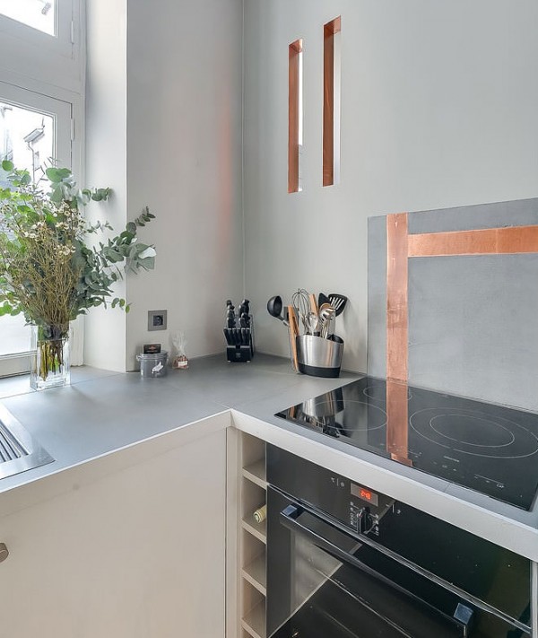 Bucatarie moderna Detaliu bucatarie apartament