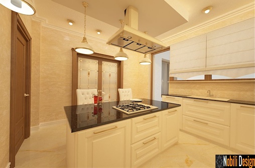 Design interior bucatarie clasica