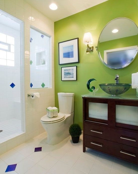 Verde in baia moderna Gradina verticala in baie