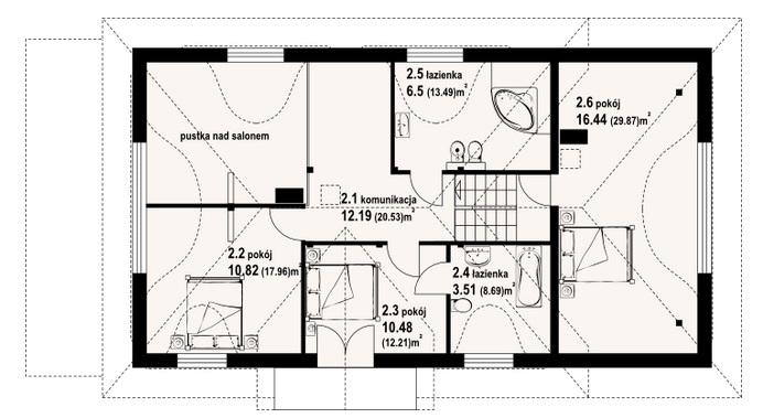 Casa din lemn masiv cu demisol partial, parter si mansarda