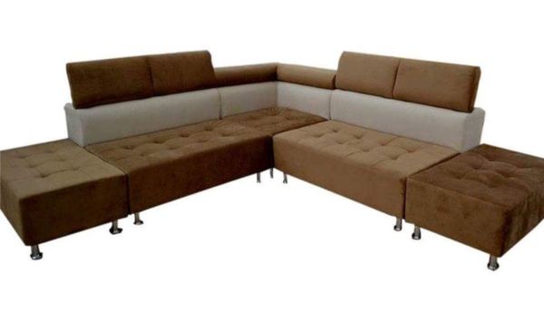 Set coltar modular catifea