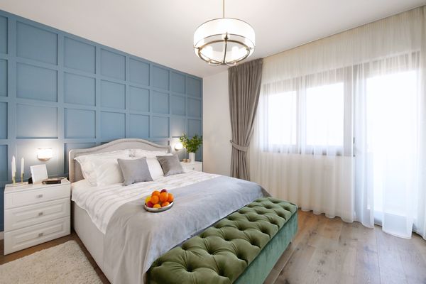 Apartament clasic modern -dormitorul