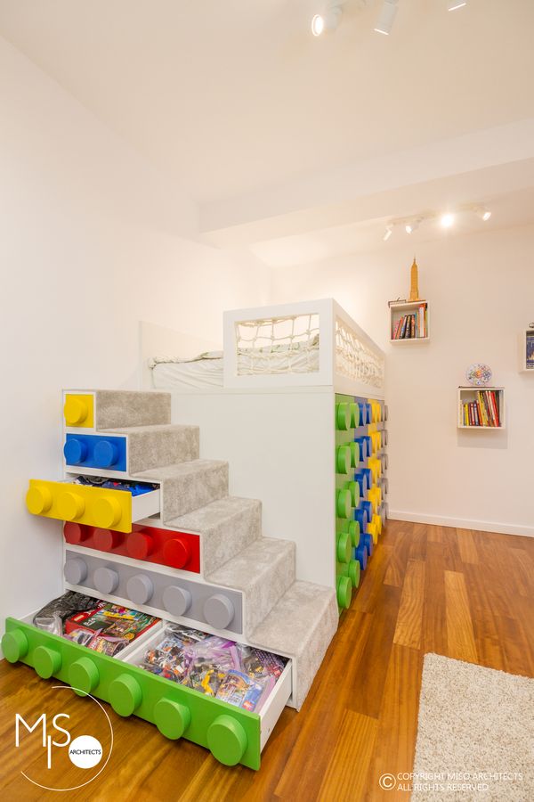 Amenajare apartament LEGO - camera copil